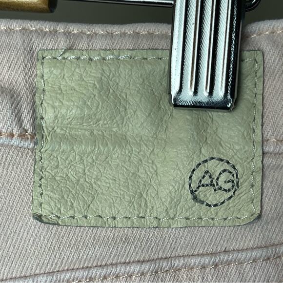 AG The Isabelle High-Rise Straight Crop Jeans, Blush, Casual, Weekend, 32 - Picture 13 of 16